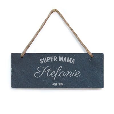 Personalisiertes Türschild - Vintage Mama