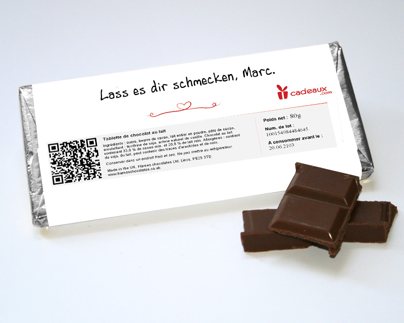 Bild 2 des Produkts Tafel Schokolade Liebeserklärung anzeigen
