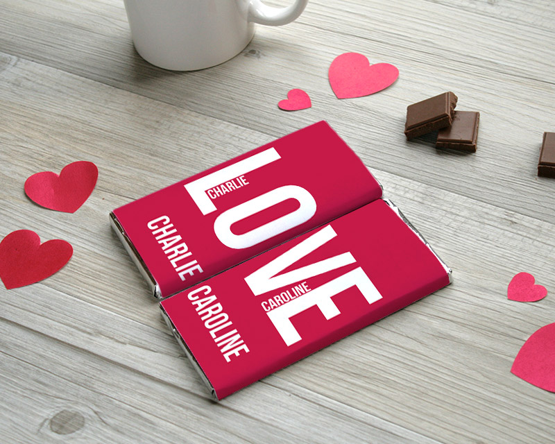 Bild 2 des Produkts Tafel Schokolade Duo LOVE anzeigen