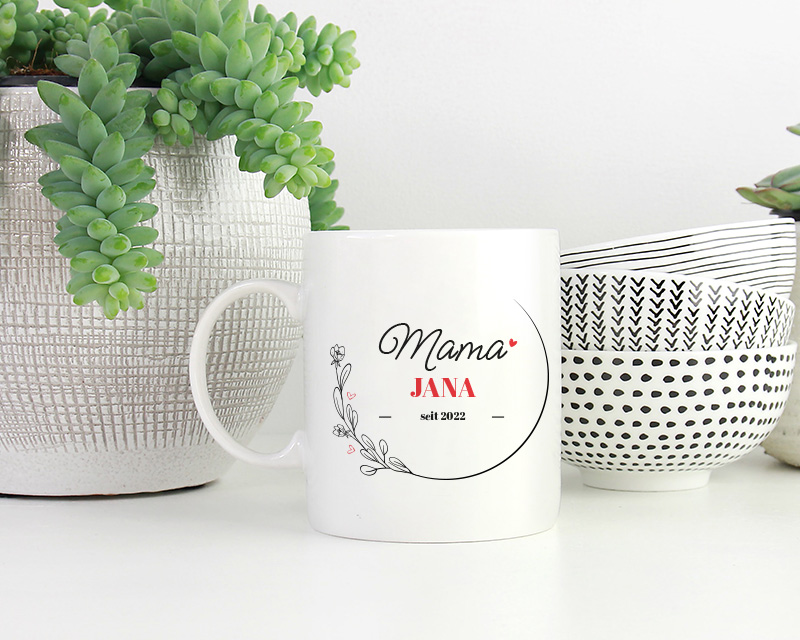 Personalisierte Tasse - Mama seit...