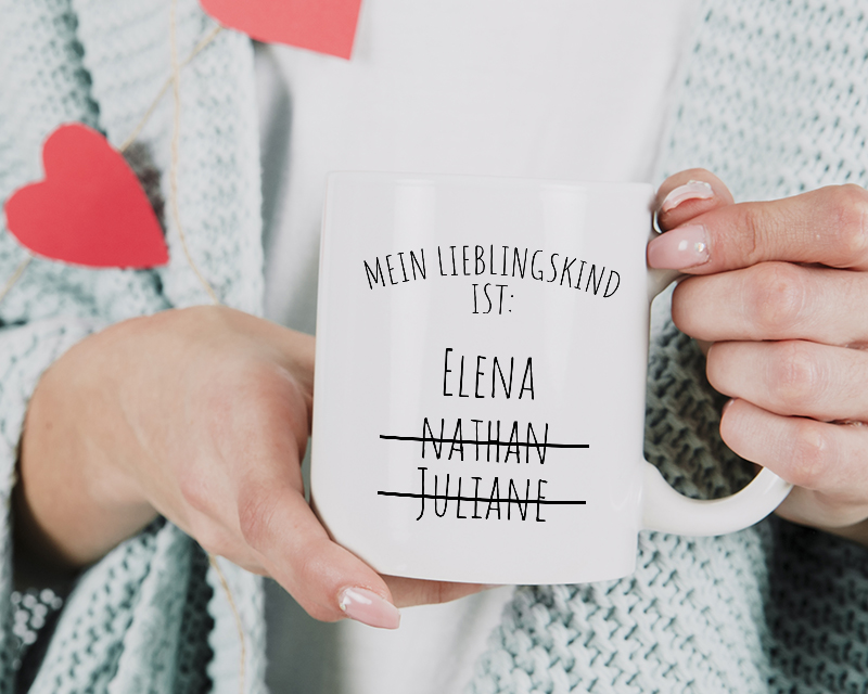 Personalisierte Tasse - Lieblingskind