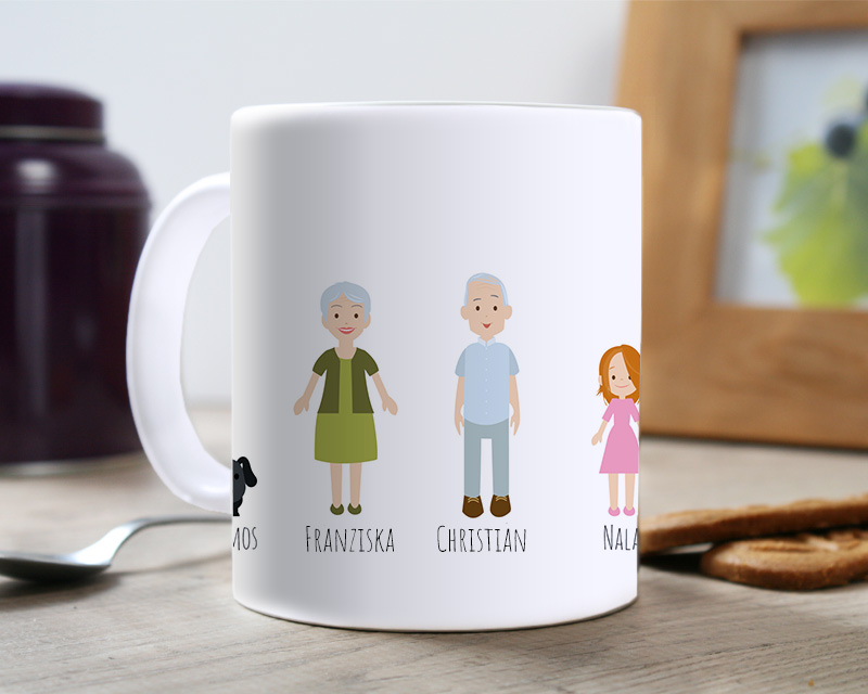 Personalisierte Tasse - Family Circus