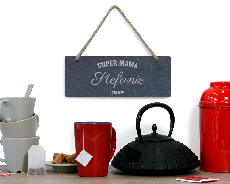 Personalisiertes Türschild - Vintage Mama