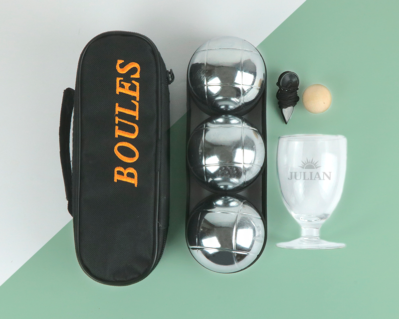 Pétanque-Kugeln mit Personalisierbarem Ricard-Glas