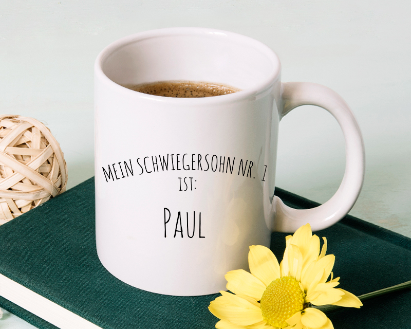 Personalisierte Tasse - Mein Schwiegersohn Nr. 1