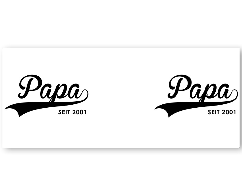 Tasse Papa seit