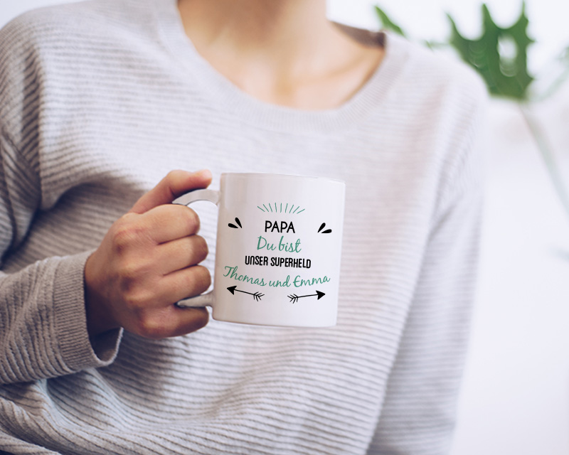 Personalisierte Tasse - Positive Botschaft