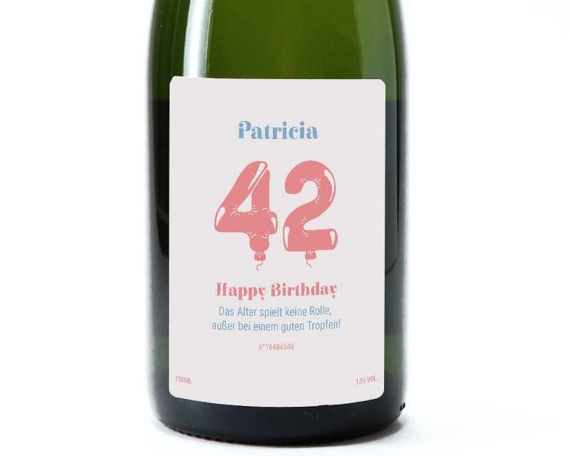 Bild 3 des Produkts Champagner - Kollektion Geburtstags-Luftballons für Frauen anzeigen