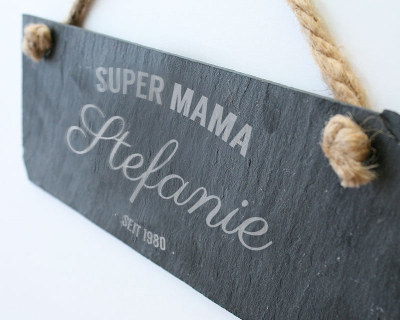 Personalisiertes Türschild - Vintage Mama