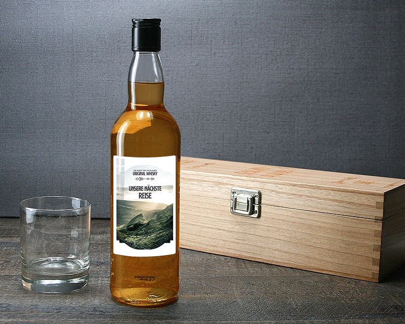 Personalisierbare Whiskyflasche - Die Kraft der Highlands