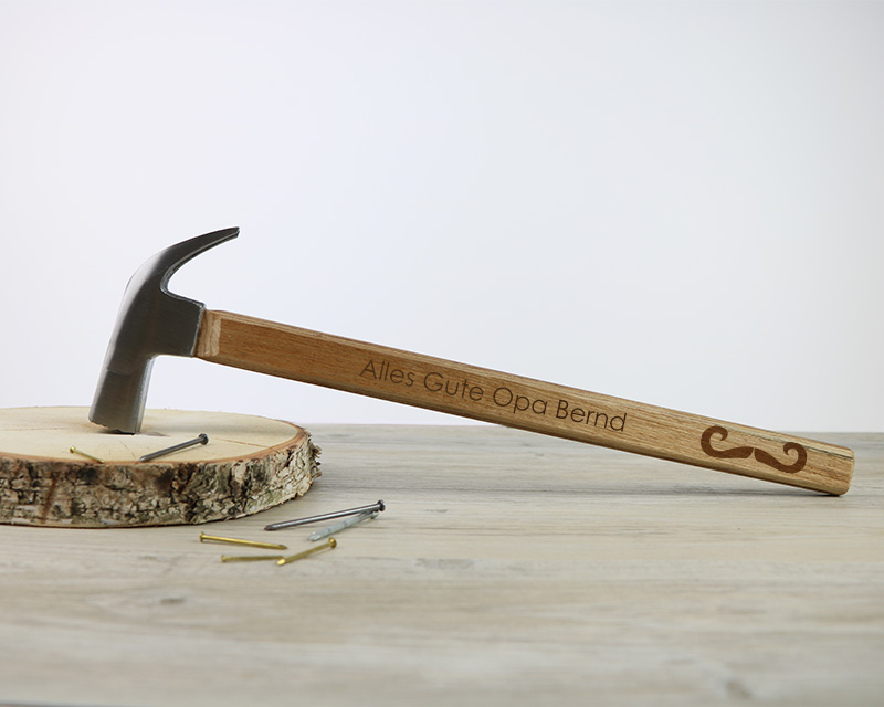 Bild 1 des Produkts Hammer mit personalisierbarer Gravur - Opa anzeigen
