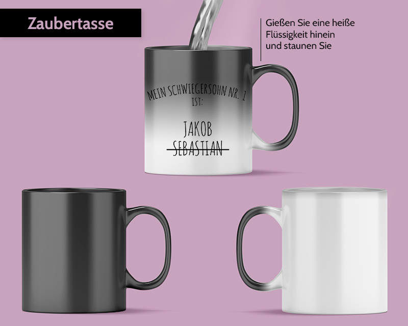 Personalisierte Tasse - Mein Schwiegersohn Nr. 1