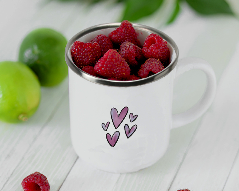 Personalisierte Emaille-Tasse - Du bist die Beste der Welt