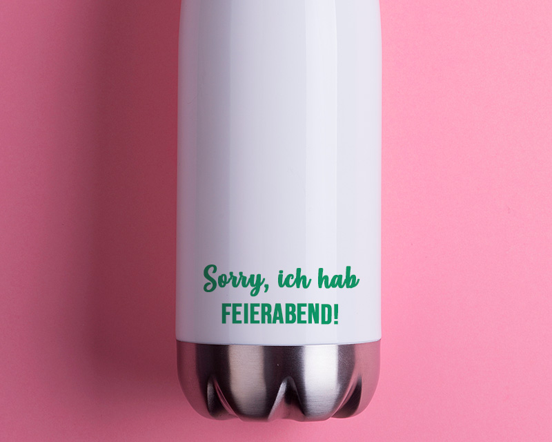 Personalisierbare Isolierflasche aus Edelstahl - Ananas Sommer