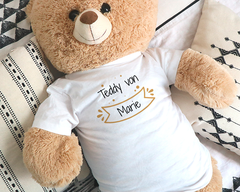 Personalisierbarer Riesen-Teddybär - Vorname