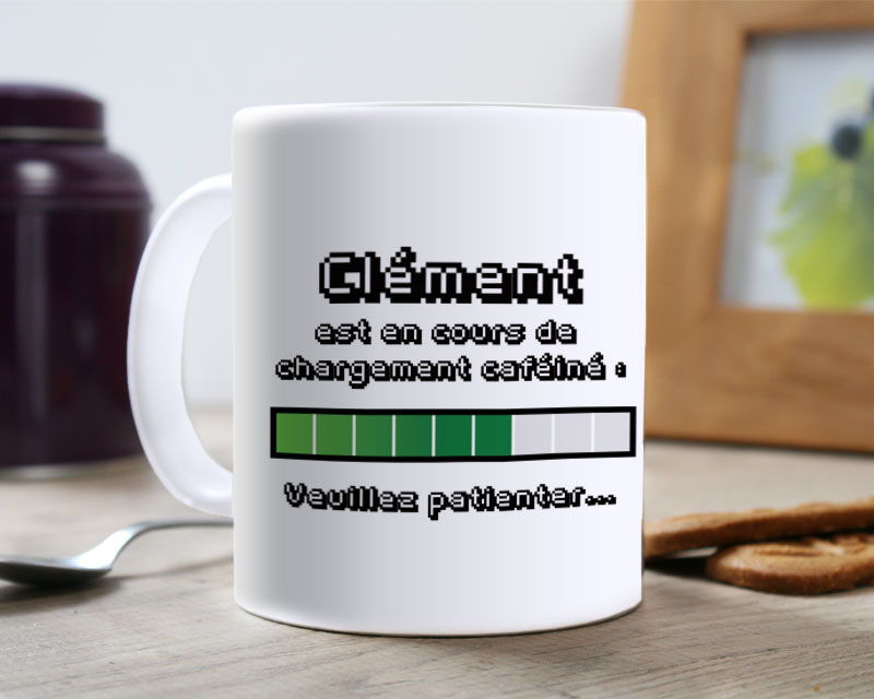 Personalisierte Tasse - Koffein-Aufladung