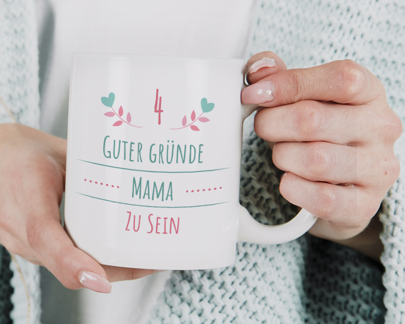 Personalisierte Tasse - Die guten Gründe - Family Circus