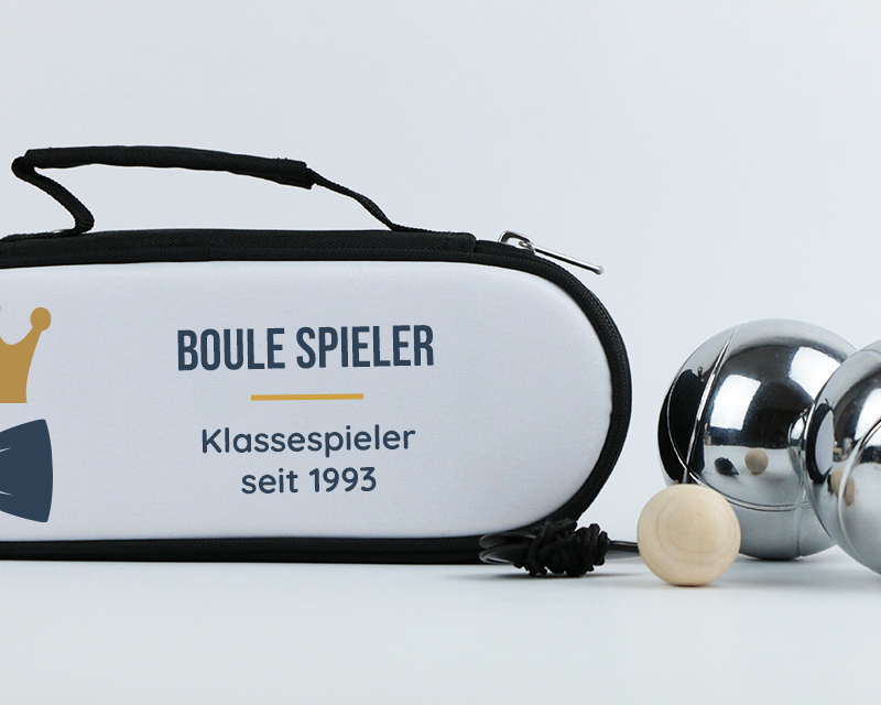 Personalisierbare Boule-Tasche 3er-Set - Papa Royal