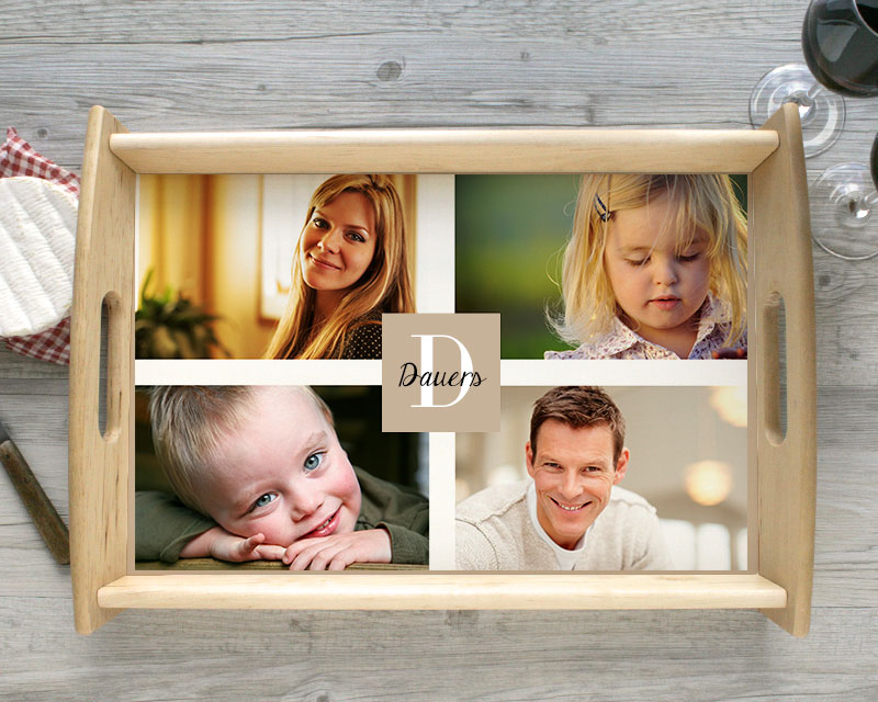 Foto-Tablett Familie