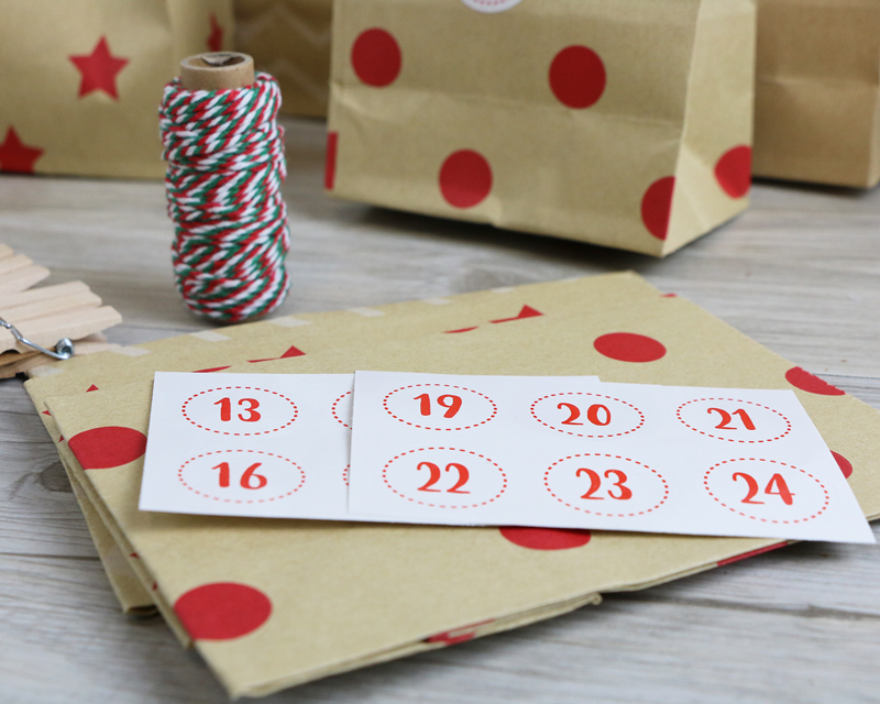 Adventskalender DIY-Set - zum Selberbasteln