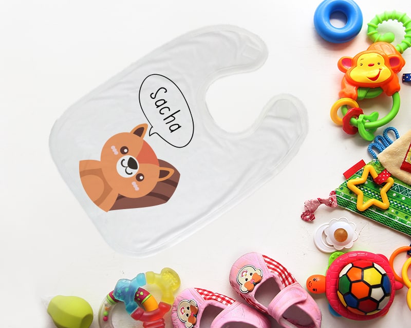 Personalisierbares Baby Lätzchen - Tiere