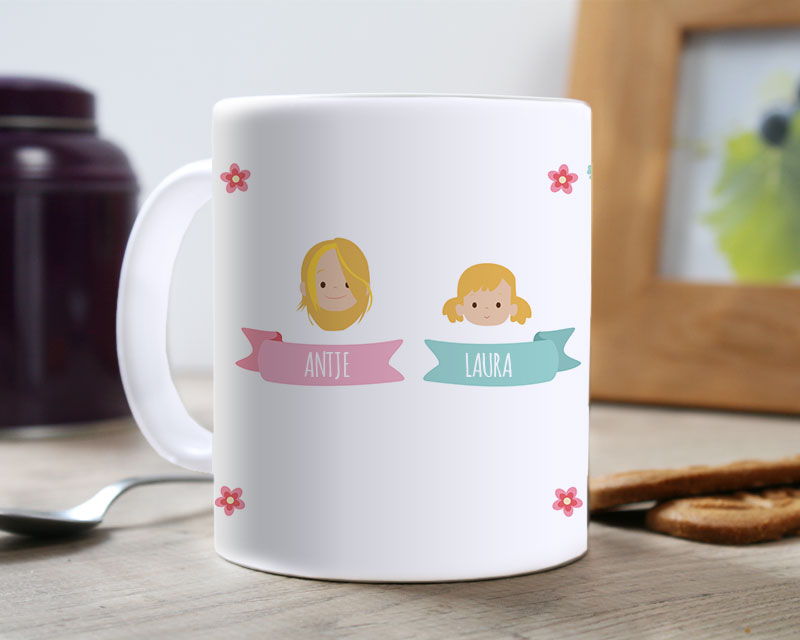 Personalisierte Tasse - Die guten Gründe Mama zu sein - Family Circus