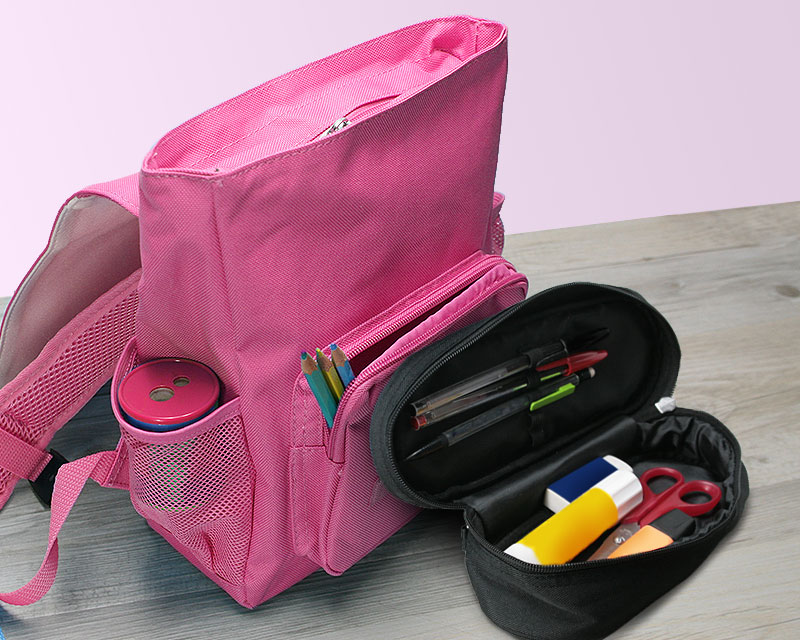 Bild 2 des Produkts Personalisierbarer Rucksack für Kinder mit Federmappe Bärchen anzeigen