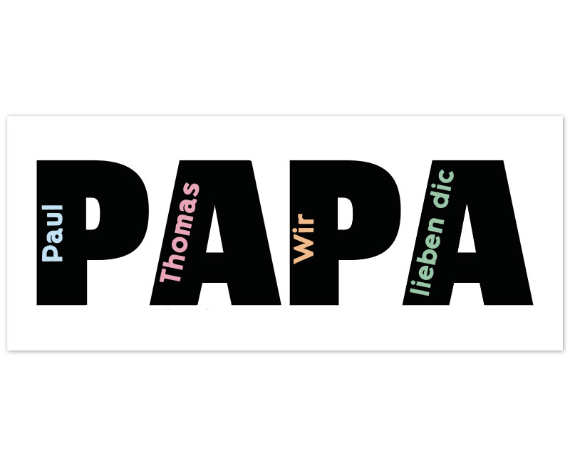 Personalisierte Tasse - Papa