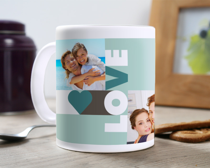 Personalisierte Foto-Tasse - LOVE