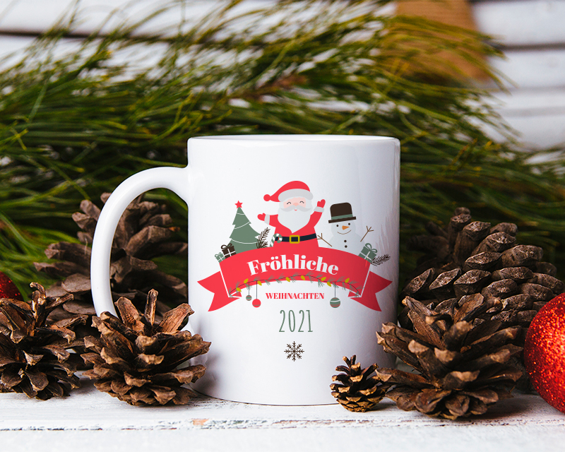 Personalisierte Tasse - Frohes Fest