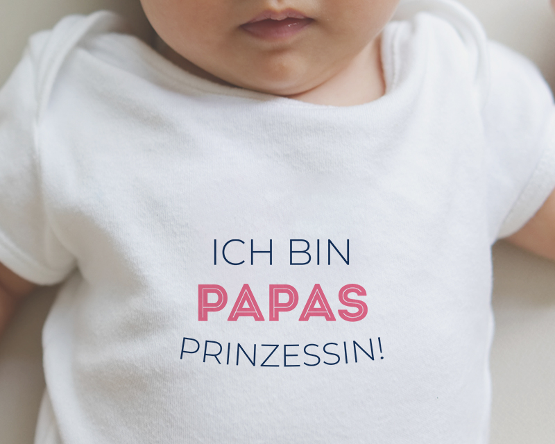Bild 1 des Produkts Personalisierbarer Baby-Body - Kollektion 'Ich hab's drauf' - Ausführung Rosa anzeigen