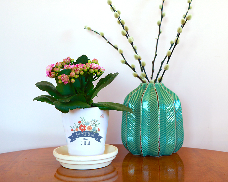 Bild 1 des Produkts Personalisierbarer Blumentopf - Blumen Oma anzeigen