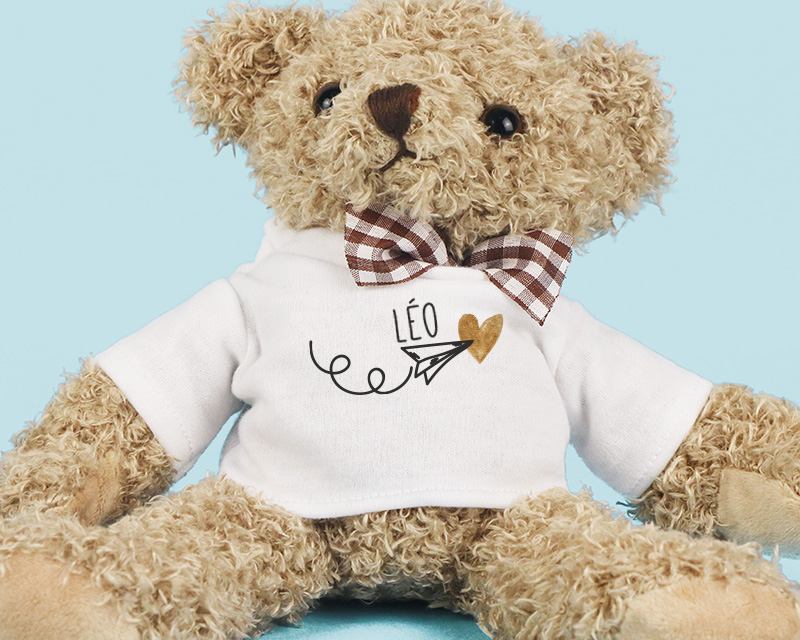 Personalisierbarer Teddybär - Flieger deines Herzens