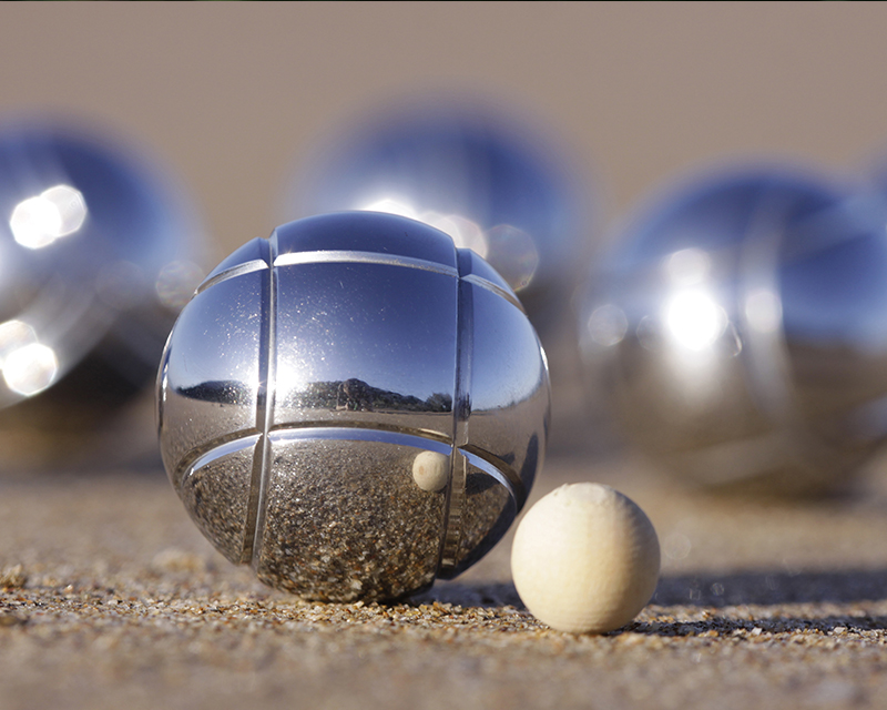 Pétanque-Kugeln mit Personalisierbarem Ricard-Glas