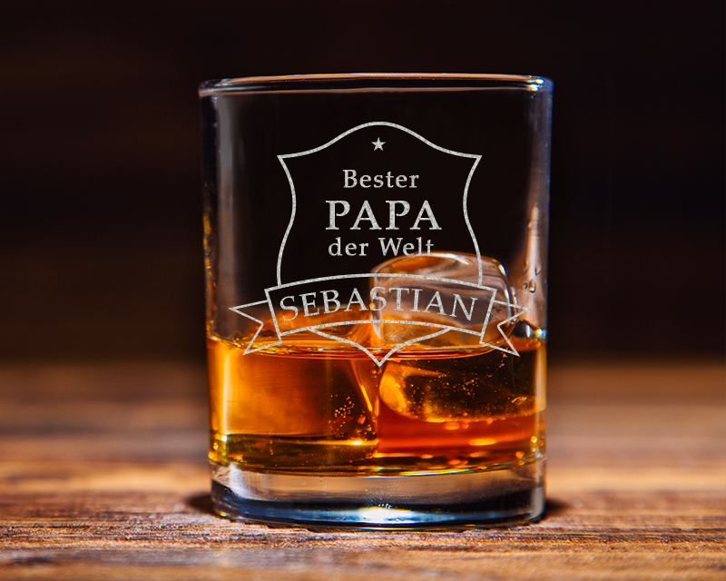 Bild 1 des Produkts Personalisierbares Whiskyglas - Der Beste der Welt anzeigen