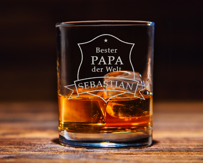 Personalisierbares Whiskyglas - Der Beste der Welt