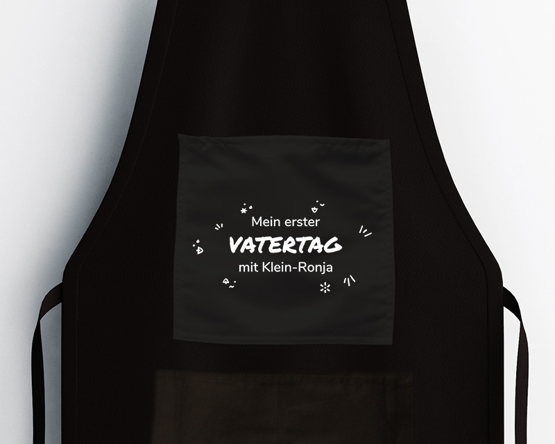 Personalisierte Kochschürze - Mein erster Vatertag