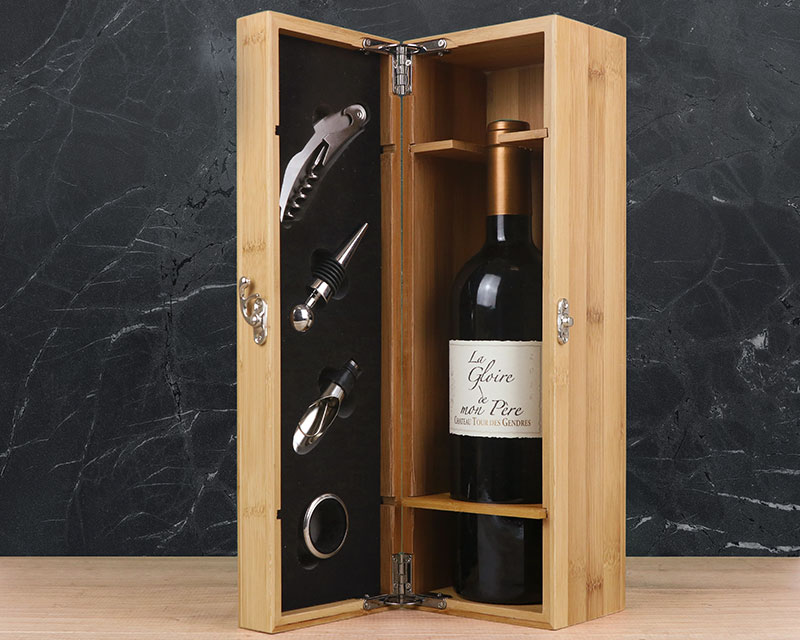 Gravierte Sommelier-Box - Premium