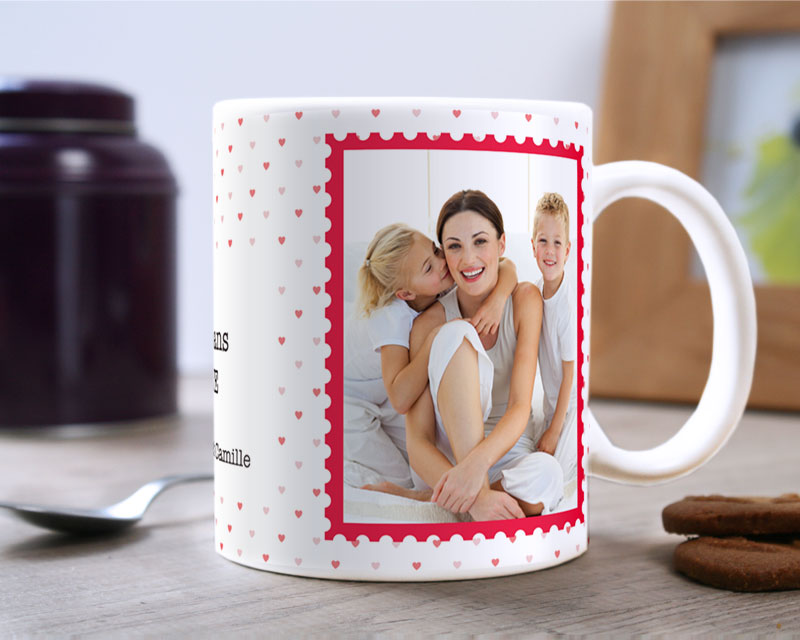 Personalisierte Foto-Tasse - Zärtlichkeit