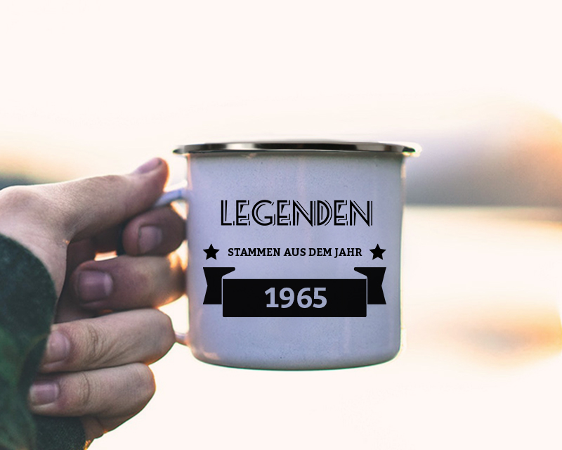 Personalisierte Emaille-Tasse - Legenden