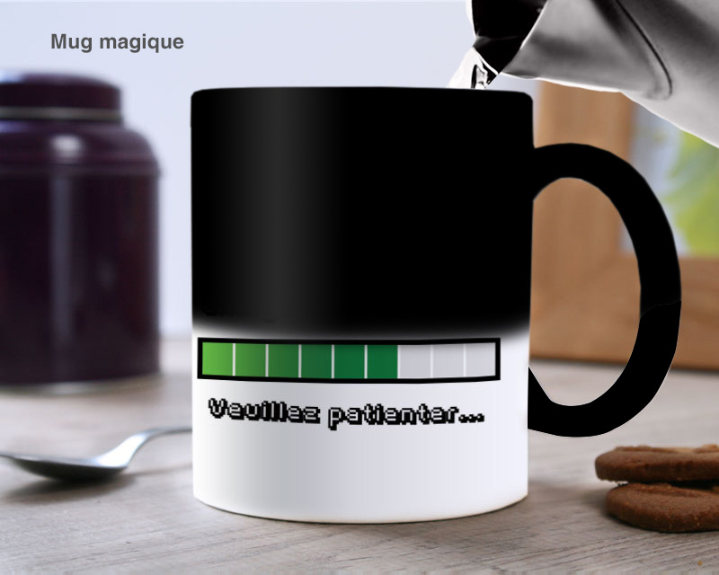 Personalisierte Tasse - Koffein-Aufladung