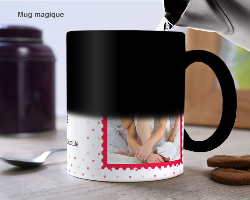Bild 4 des Produkts Personalisierte Foto-Tasse - Zärtlichkeit anzeigen