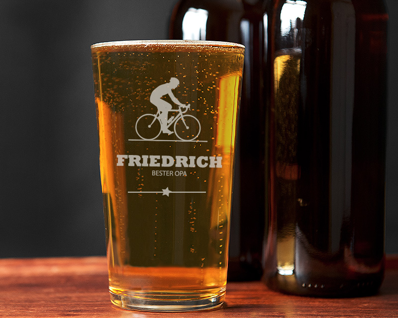 Bierglas Radsport