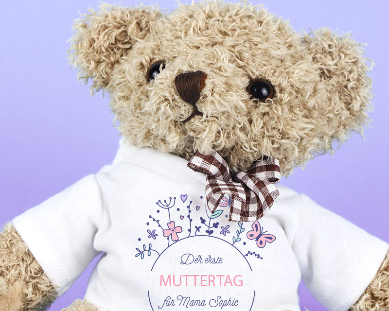 Personalisierbarer Teddybär - Kollektion Erster Muttertag