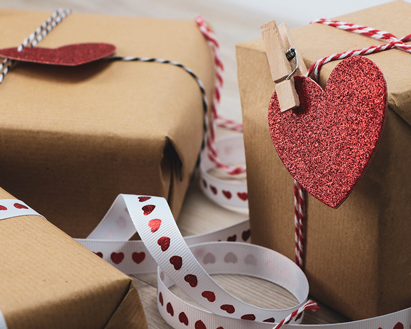 Geschenkverpackungs-Set - LOVE - LIEBE - DIY