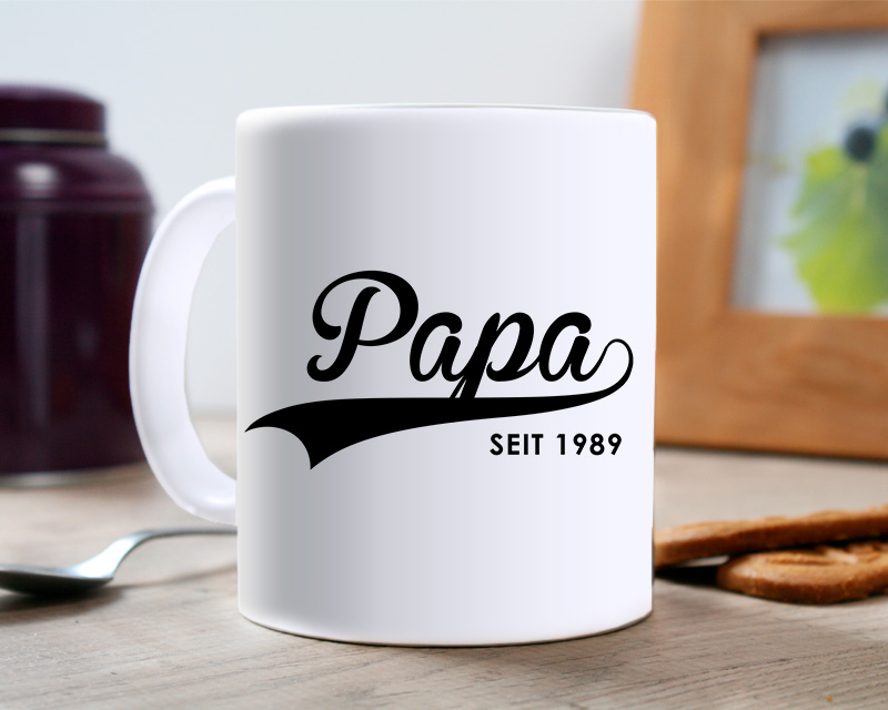 Bild 2 des Produkts Personalisierte Tasse - Papa seit anzeigen