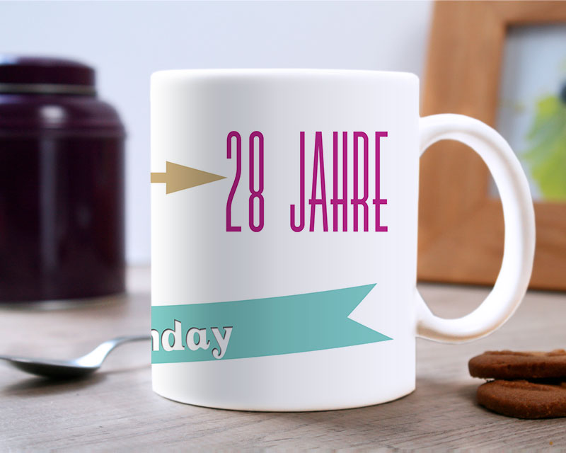 Bild 1 des Produkts Personalisierte Tasse - Geburtstag anzeigen