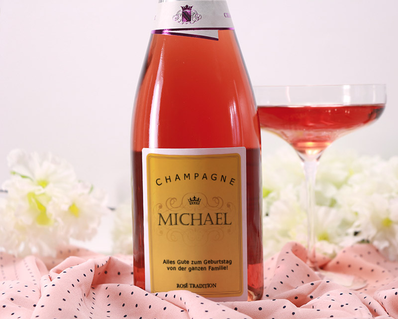 Personalisierbarer Rosé-Champagner - Royal