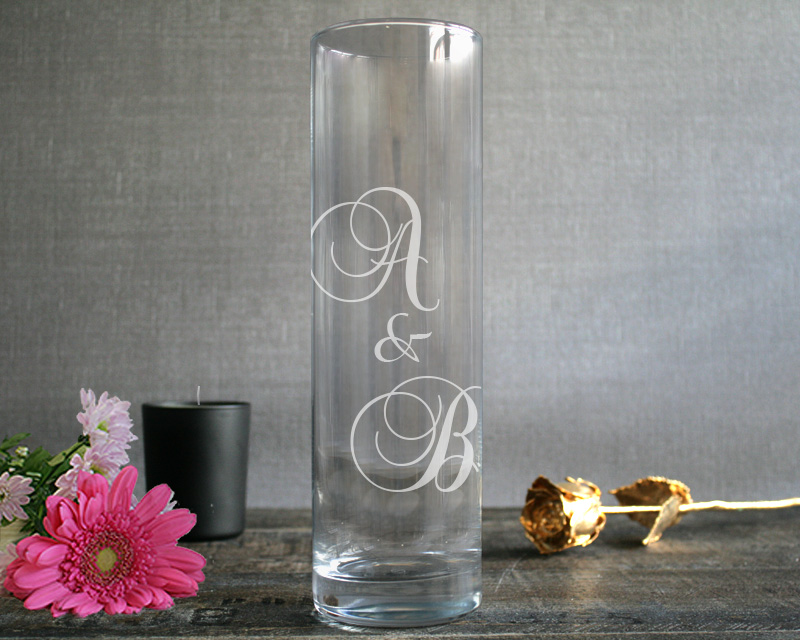 Bild 1 des Produkts Vase Liebespaar Initialen anzeigen