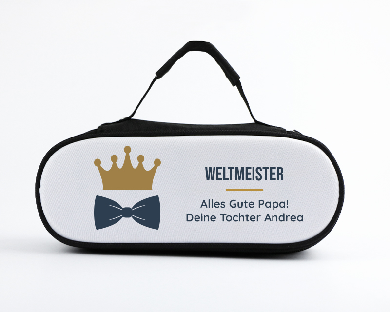 Personalisierbare Boule-Tasche 3er-Set - Papa Royal